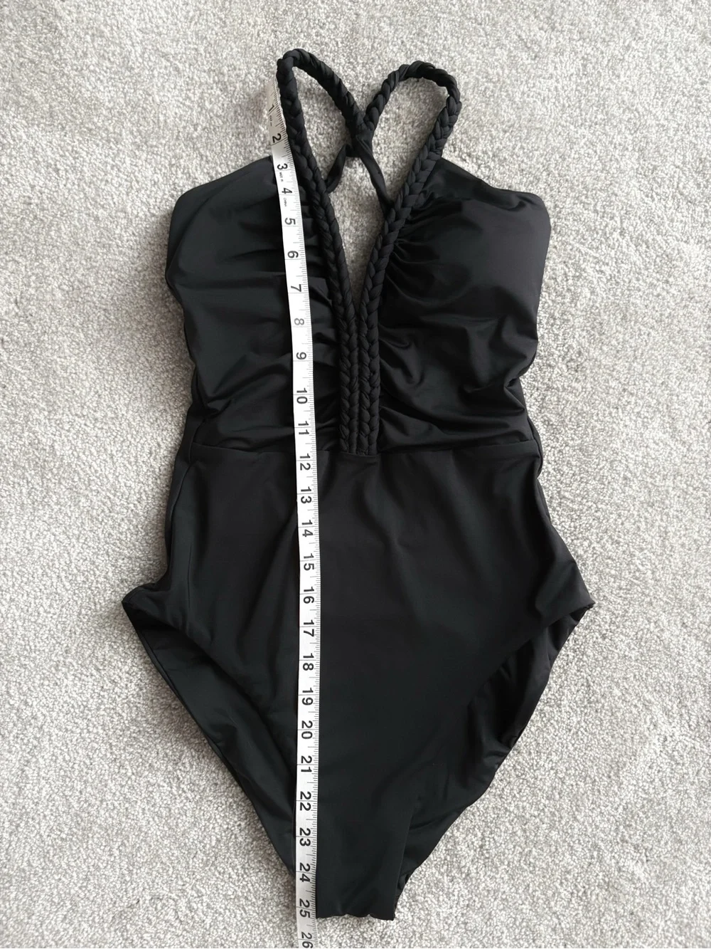 SOLUNA Swim Lake Side Braided Maillot One Piece Swimsuit! Retail $160.